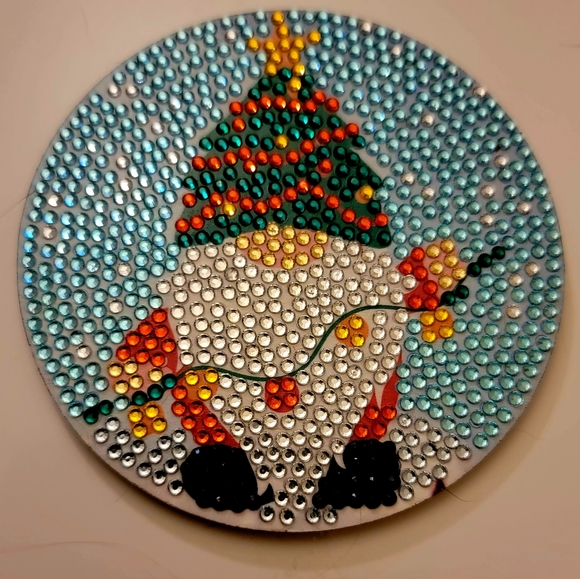 Christmas Gnome Decorating Coaster - Picture 2 of 3